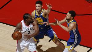 Die Golden State Warriors haben in Spiel 3 der NBA Finals die Toronto Raptors zu Gast.