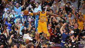 Platz 4: Kobe Bryant (Los Angeles Lakers) - 14 Spiele mit mindestens 30 Punkten in den Playoffs 2010