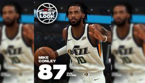 Mike Conley (Utah Jazz): 87