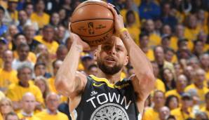 Platz 1: Stephen Curry (Golden State Warriors) - 52,5 Prozent (146/278).