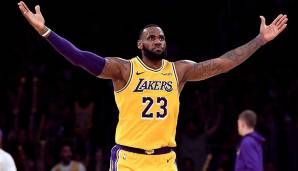 Platz 1: LeBron James (Los Angeles Lakers) - 38 Prozent.