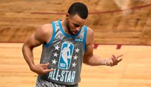 Stephen Curry ballert sich mit einer Dreier-Show zum All-Star Game MVP.