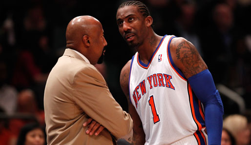 Knicks-Coach Mike Woodson muss mindestens sechs Wochen auf Amare Stoudemire verzichten
