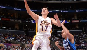Jeremy Lin wechselte erst vor den vergangenen Saison zu den Lakers