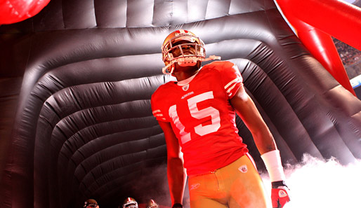 Michael Crabtree spielt seine erste NFL-Saison bei den San Francisco 49ers