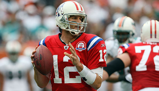 Quarterback Tom Brady spielt seine zehnte Saison für die Patriots