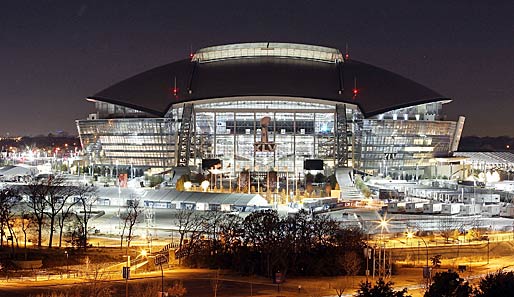Im Cowboys Stadium in Dallas wird zum Super Bowl ein Zuschauerrekord erwartet