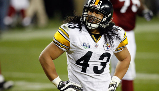 Seit seinem NFL-Debüt 2003 spielt Troy Polamalu für die Pittsburgh Steelers