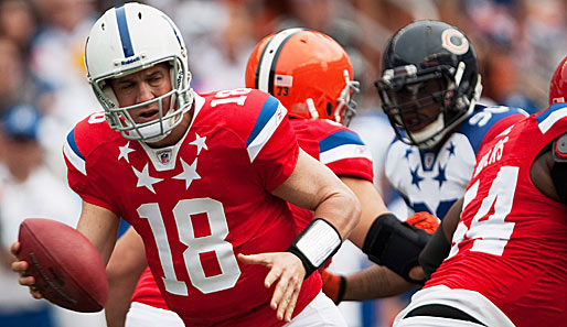 Peyton Manning, Quarterback der Indianapolis Colts, verdient in den nächsten fünf Jahren 63 Millionen