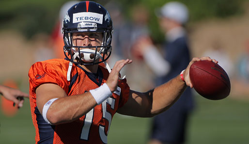 Broncos-Quarterback Tim Tebow ist auch in der kommenden Saison nur die Nummer zwei