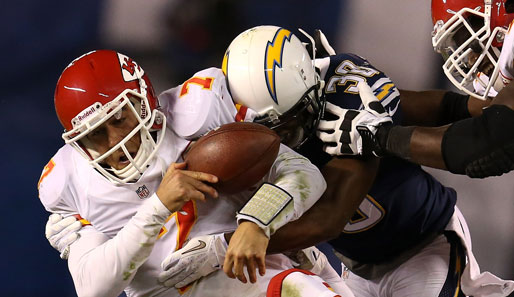 Sah gegen die Chargers-Defense kein Land: Chiefs-Quarterback Matt Cassel