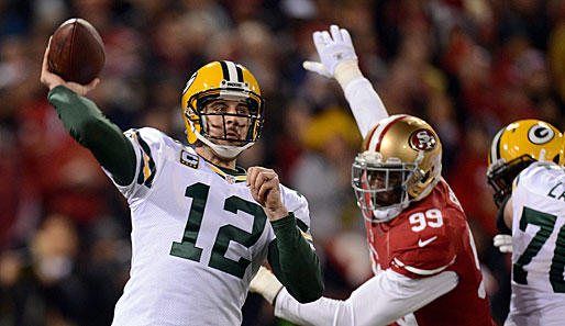 Aaron Rodgers und die Green-Bay-Packers gewannen 2010 den Super-Bowl gegen Pittsburgh