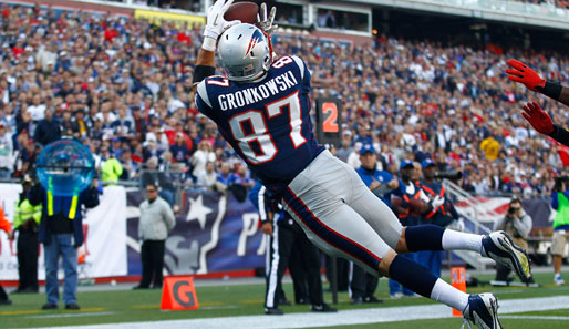 Rob Gronkowski spielt seit seinem Draft im Jahr 2010 für die Patriots