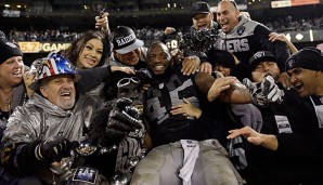 Die Raiders feierten den ersten Sieg nach über einem Jahr überschwänglich