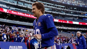 Eli Manning hat mit den Giants schon zwei Titel geholt, verpasste 2014 allerdings die Playoffs