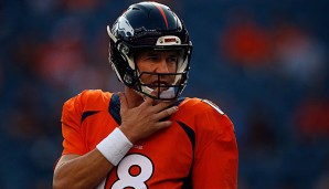 Peyton Manning kann in dieser Saison Geschichte schreiben - muss sich aber umstellen