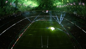Vergangenen Freitag war das Stadion noch Spielstätte des Rugby-WM-Finals