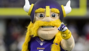 Viktor ist das Maskottchen der Minnesota Vikings