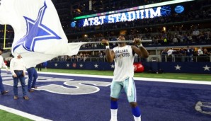 Receiver Dez Bryant feierte nach dem Spiel mit den Cowboys-Fans
