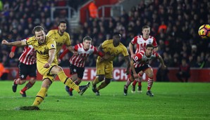 Harry Kane schoss im Spiel gegen Southampton einen Strafstoß deutlich über das Tor