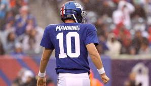 Eli Manning wurde von den New York Giants auf die Bank gesetzt