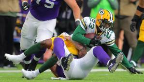 Platz 8: Green Bay Packers - Turnover pro Drive: 13,9 Prozent (11 Interceptions, 11 Fumble Recoveries)