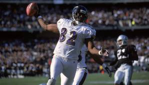 Platz 11 - 2000: Die Ravens verpflichten Tight End Shannon Sharpe von den Broncos (4 Jahre, 13,8 Millionen Dollar). Sharpe verzeichnete in zwei Jahren 140 Catches für 1.621 Yards und gewann mit den Ravens den Super Bowl.