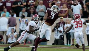 7. Christian Kirk, Texas A&M: 71 Receptions, 919 Receiving-Yards, 12,9 Yards/Catch, 10 Touchdowns.