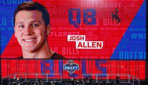 7. [TRADE] Buffalo Bills (via Buccaneers) - Josh Allen, QB, Wyoming.