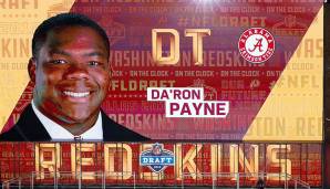 13. Washington Redskins - Da'Ron Payne, DT, Alabama.