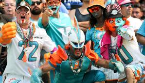 20. Miami Dolphins: 65.560 Zuschauer im Schnitt, Auslastung: 101,2 Prozent.
