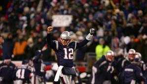 2007: New England Patriots (1) - San Diego Chargers (3) 21:12 - Nach einer perfekten Saison marschierten die Patriots gegen Philip Rivers und San Diego zurück in den Super Bowl. Daran änderten auch drei Interceptions Tom Bradys nichts.