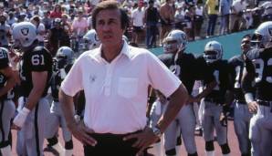 Tom Flores - Coach: Los Angeles/Oakland Raiders 1979-1987, Seattle Seahawks 1992-1994.