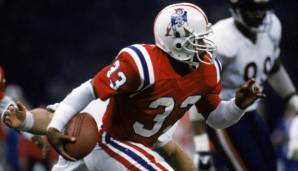 1985: CHICAGO BEARS – New England Patriots 46:10: Bei ihrem ersten Auftritt im Super Bowl liefen die Patriots in den alten Pat Patriot Uniformen auf. Gegen die dominante Bears-Defense aber war nichts auszurichten.