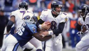 Wenigste First Downs in einem Spiel: Die Baltimore Ravens schafften im Divisional Game 2000 gegen die Tennessee Titans ganze 6 First Downs.