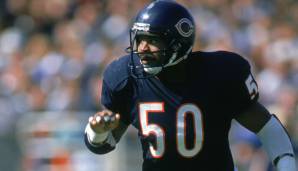 50: Mike Singletary (1981-1992): Chicago Bears.