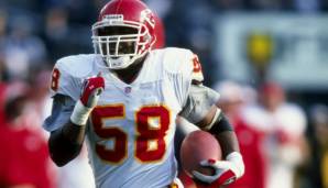 58: Derrick Thomas (1989-1999): Kansas City Chiefs. Auch stark: Jack Lambert, Isiah Robertson.