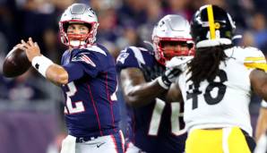 Tom Brady führte die New England Patriots zu einem klaren Sieg über die Pittsburgh Steelers.