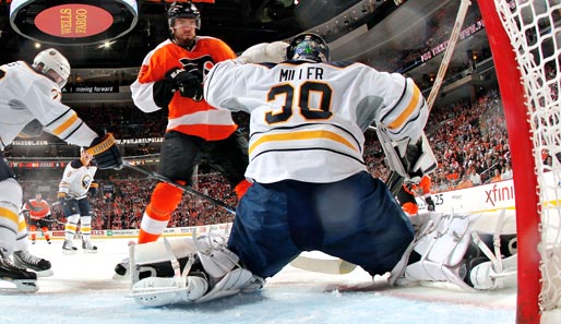 Ryan Miller ist rechtzeitig zu den Playoffs topfit und soll Buffalo zum Sieg über die Flyers führen