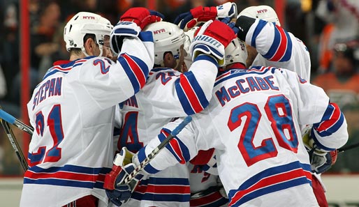 Die New York Rangers konnten sich für die Pleite im letzten Jahr gegen die Flyers revanchieren