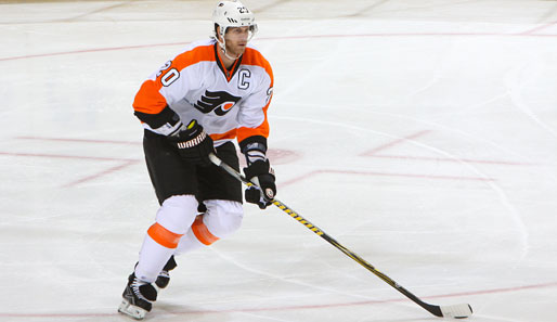Chris Pronger von den Philadelphia Flyers fällt vier Wochen aus