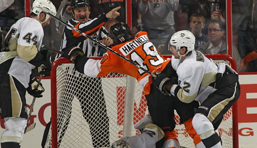 Die Flyers überholten die Penguins mit dem Sieg in den Standings der Eastern Conference