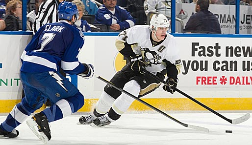 Penguins-Center Evgeni Malkin erzielte gegen die Tampa Bay Lightning fünf Scorerpunkte
