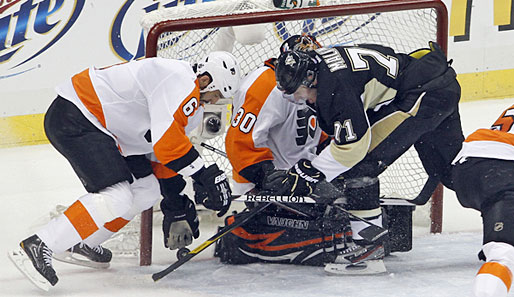 Die Defense der Philadelphia Flyers konnte den Sieg der Pittsburgh Penguins nicht verhindern