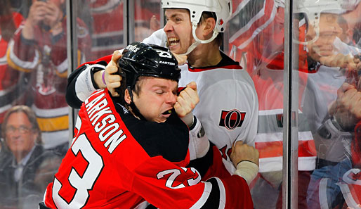 Devils vs. Senators im Duell: David Clarkson vs. Zack Smith