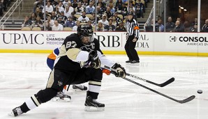 Sidney Crosby rettete den Penguins mit seinem zwölften Saisontor den 15. Saisonsieg