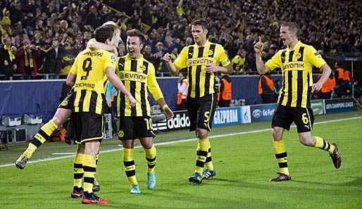 Grund zur Freude: Borussia Dortmund besiegt Real Madrid mit 2:1