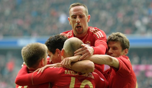 Motor und Dominator im Bayern-Spiel: Franck Ribery.