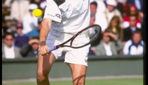 4 Jul 1996: Alex Radulescu of Germany in action during the Wimbledon tennis championships at the all England Club in London, England. Mandatory Credit: Allspo...