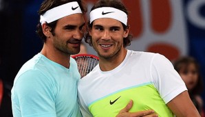 Rafael Nadal und Roger Federer gehen bei den Australian Open an den Start